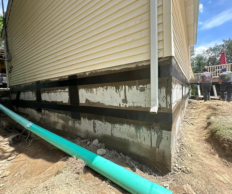 Concrete Slab Preparation for Basement Crack Repair in Westchester, NY Concrete Slab Preparation for Basement Crack Repair in Westchester, NY