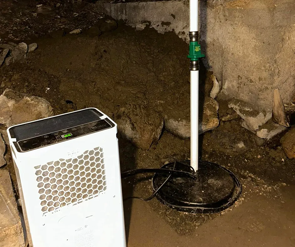 Sump Pump Installation with Dehumidifier in Westchester, NY Sump Pump Installation with Dehumidifier in Westchester, NY
